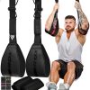 RDX AB Straps para Barra de Pull Up (Par), Cuero Maya Hide,