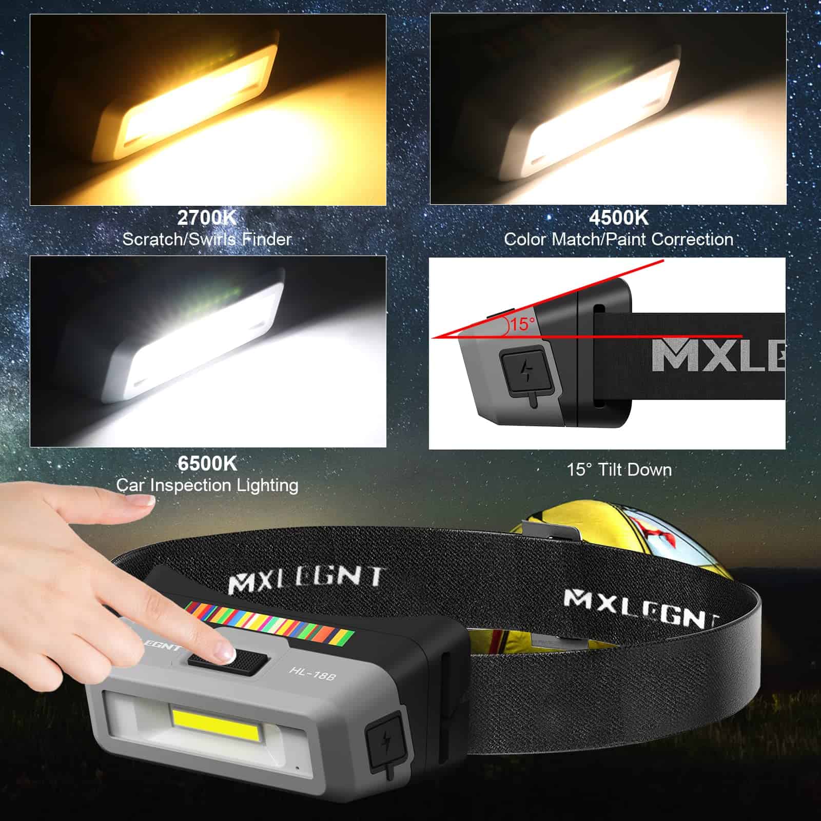 Lámpara de Inspección para Detallado de Pintura: MXLEGNT - Imagen 4