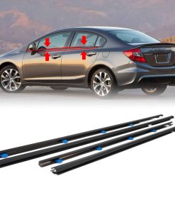 GEATaaT 4Pcs Weatherstrip Window Moulding Trim Seal Belt