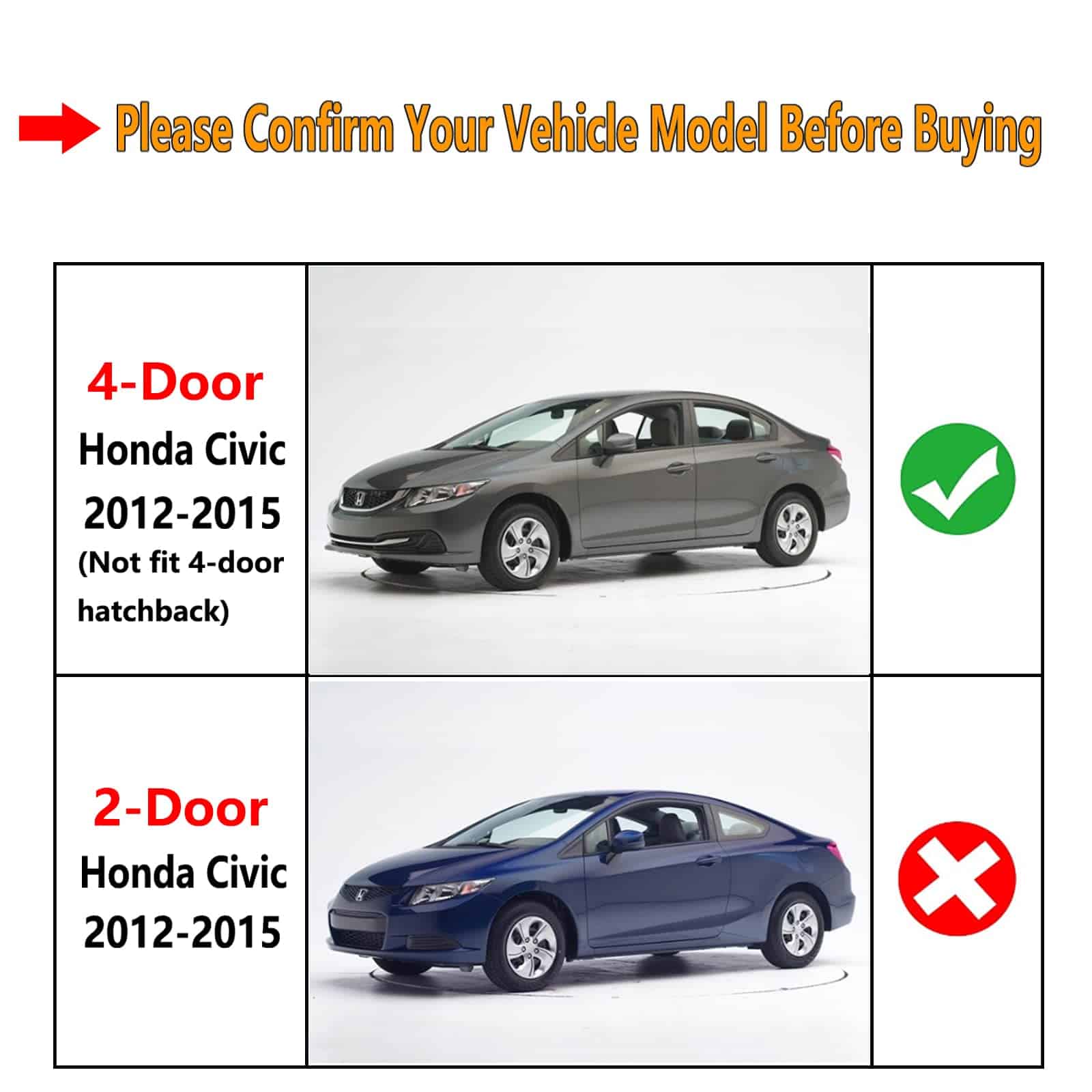 GEATaaT 4Pcs Weatherstrip Window Moulding Trim Seal Belt - Imagen 7