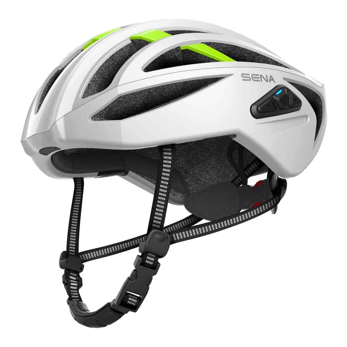 Casco de Ciclismo Inteligente Sena R2X con -Blanco Mate