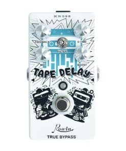 Pedal de Efecto de Retardo de Cinta Rowin con Efecto de