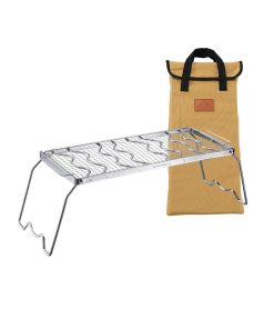 Parrilla de Campamento Plegable CAMPINGMOON con Rejilla de