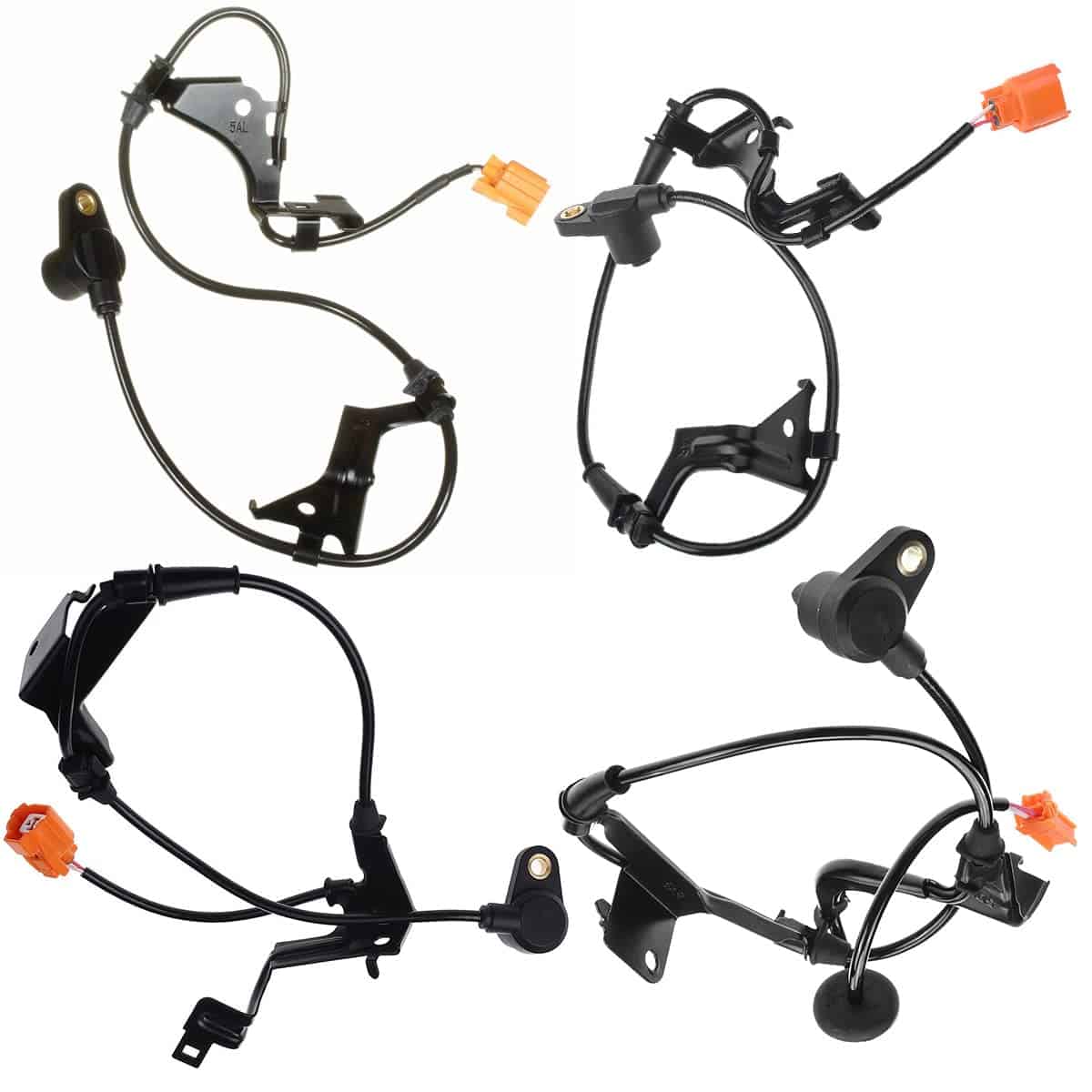 Juego de 4 sensores de velocidad de rueda ABS TRSFO para
