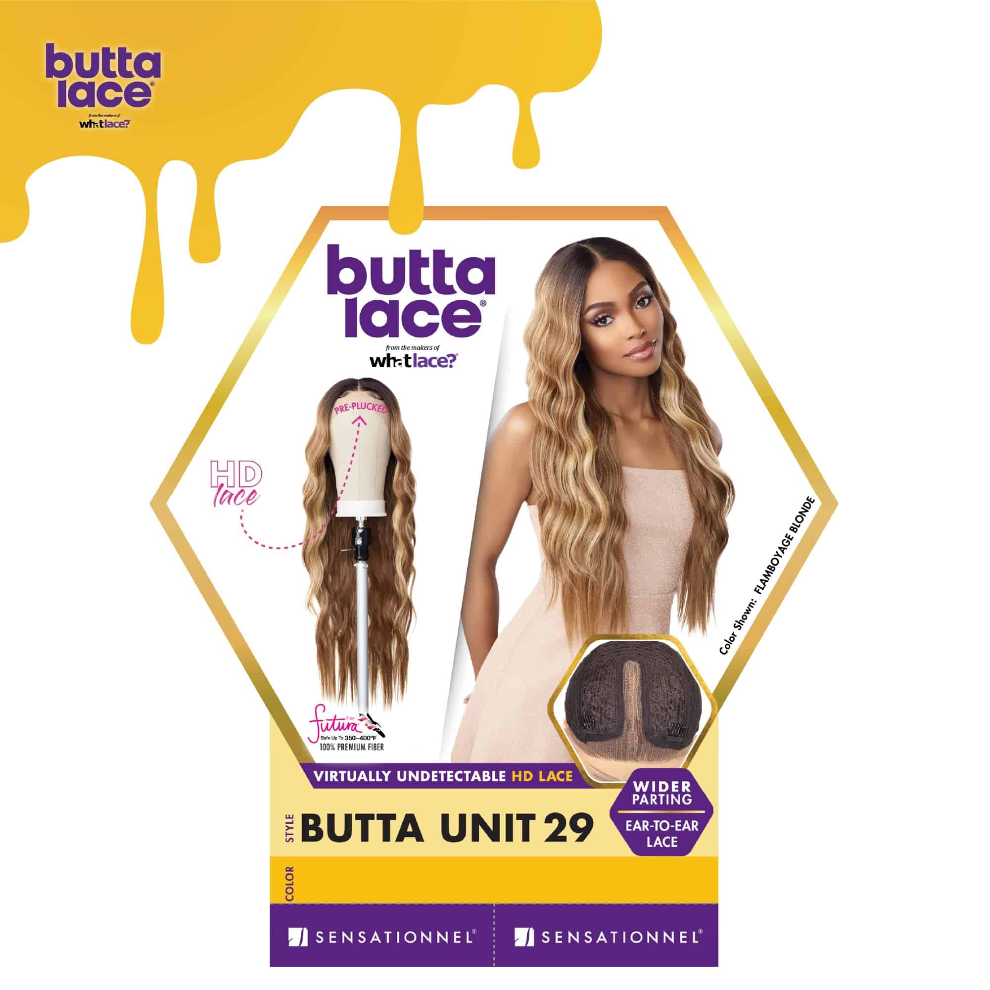 Sensationnel Butta Lace Wigs - Unidad 29 Extra Ancha 5 - Imagen 7