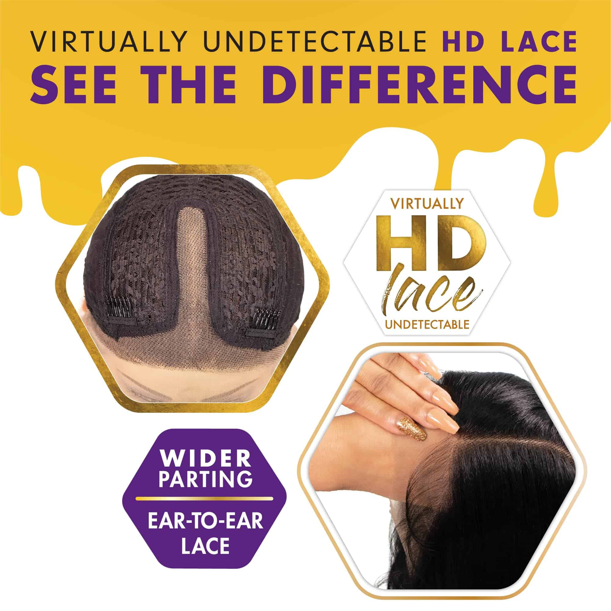 Sensationnel Butta Lace Wigs - Unidad 29 Extra Ancha 5 - Imagen 6