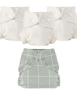 Conjunto de pañales de tela Esembly, 3 -Lattice