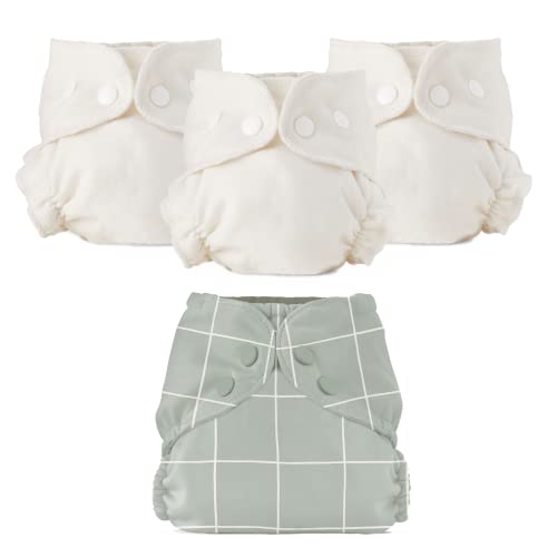 Conjunto de pañales de tela Esembly, 3 -Lattice