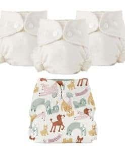 Conjunto de Pañales de Tela Esembly, 3 Internos Absorbentes