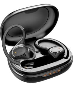 Audífonos inalámbricos EDKKIE con ganchos para orejas