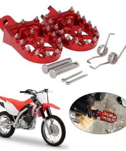 AnXin Pedales de Reposapiés para Motocicleta para Dirt Bike