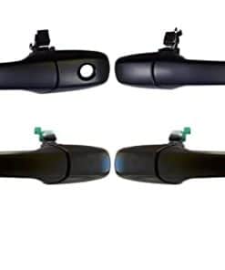 Manija de puerta exterior exterior primada en negro -