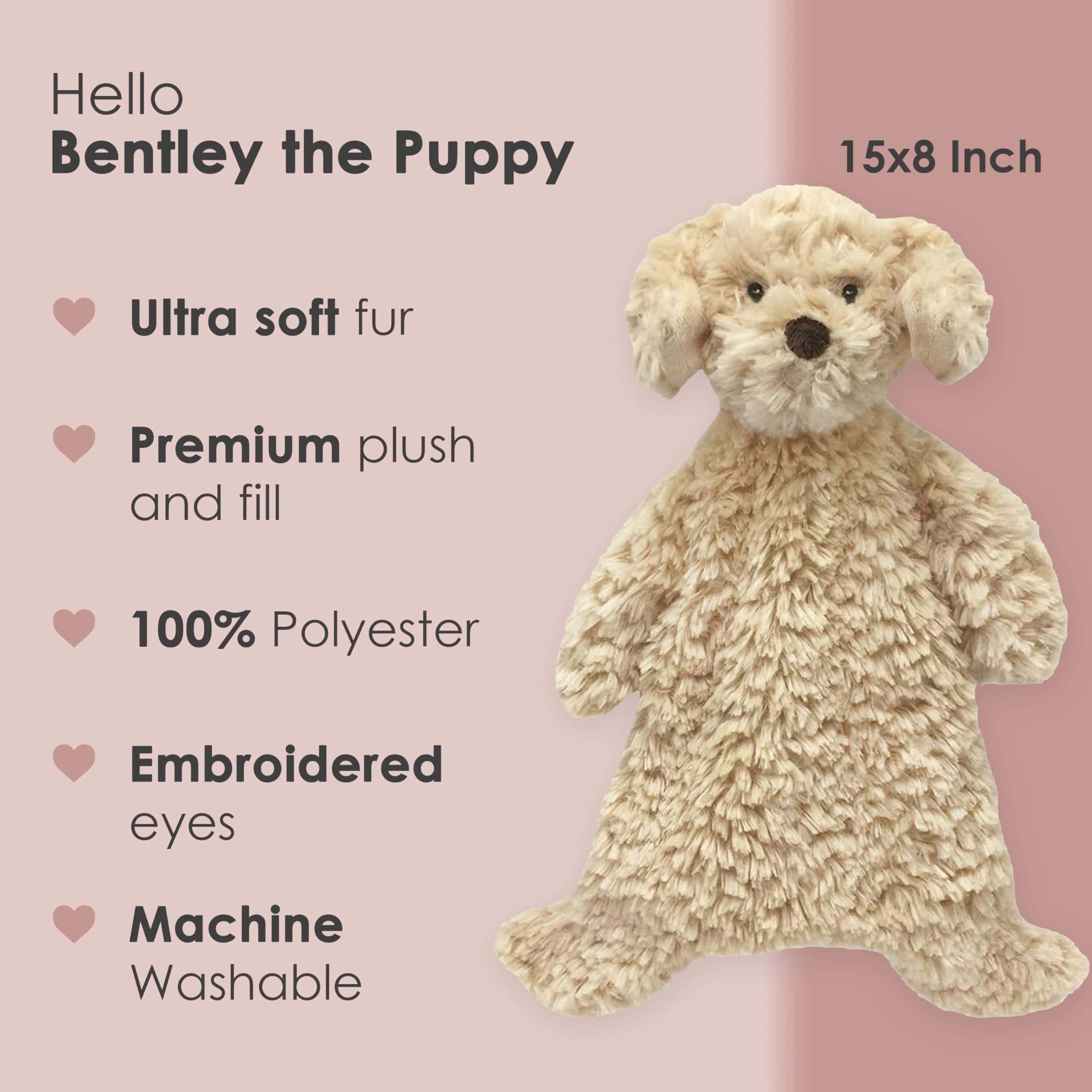 MON AMI Puppy Peluche Lovey para Bebés � 15� | Manta de - Imagen 3