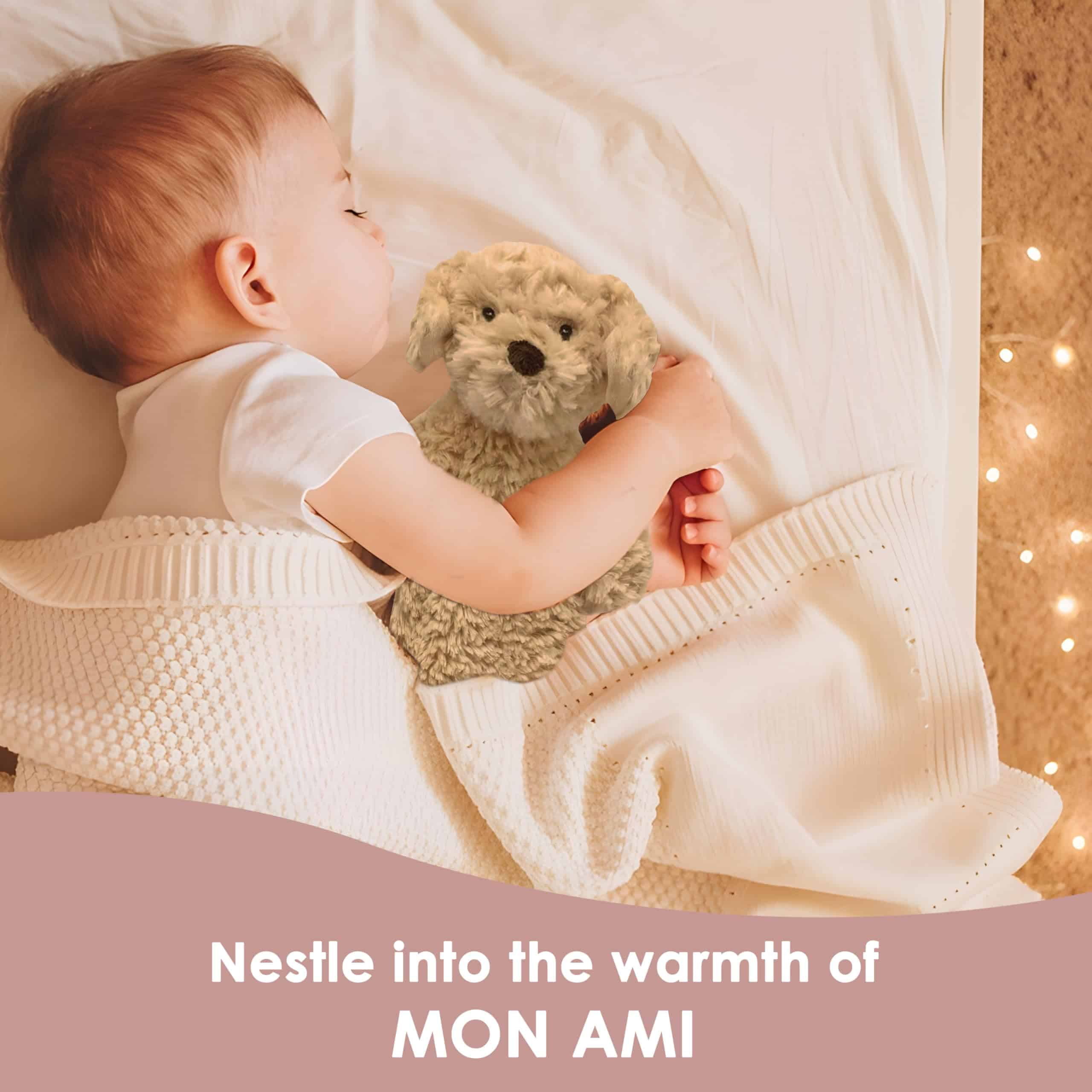 MON AMI Puppy Peluche Lovey para Bebés � 15� | Manta de - Imagen 5