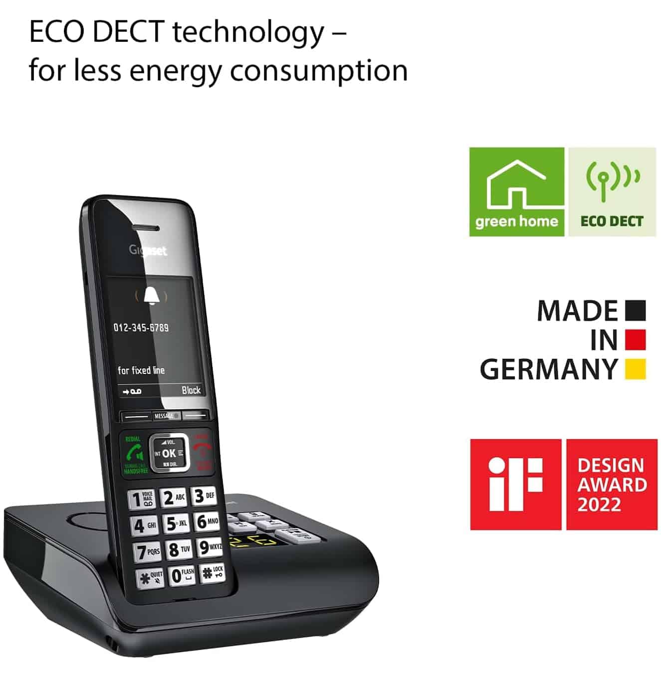 Teléfono inalámbrico Gigaset Comfort 552A con contestador - - Imagen 6