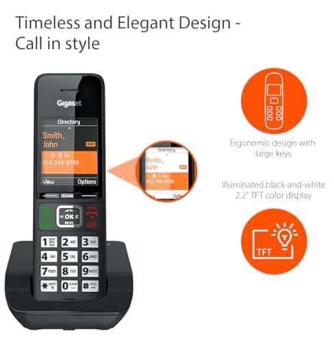 Teléfono inalámbrico Gigaset Comfort 552 Duo - 2 teléfonos - Imagen 3