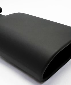 Punta de Escape Ovalada en Acero Inoxidable 304 Mate Negro