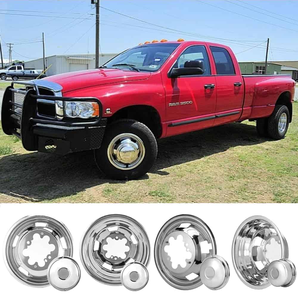 Kucaruce 4pcs Pulido 17 pulgadas Simuladores de Ruedas de