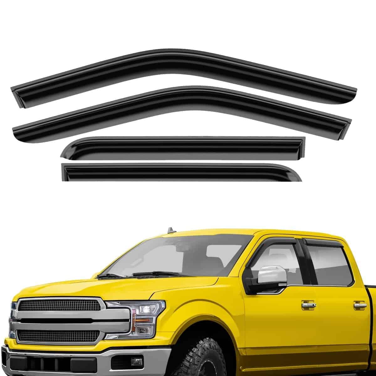 Deflectores de Ventana Extra Duraderos Montaje en Cinta