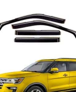 Deflectores de Ventanas Extra Duraderos en -Negro