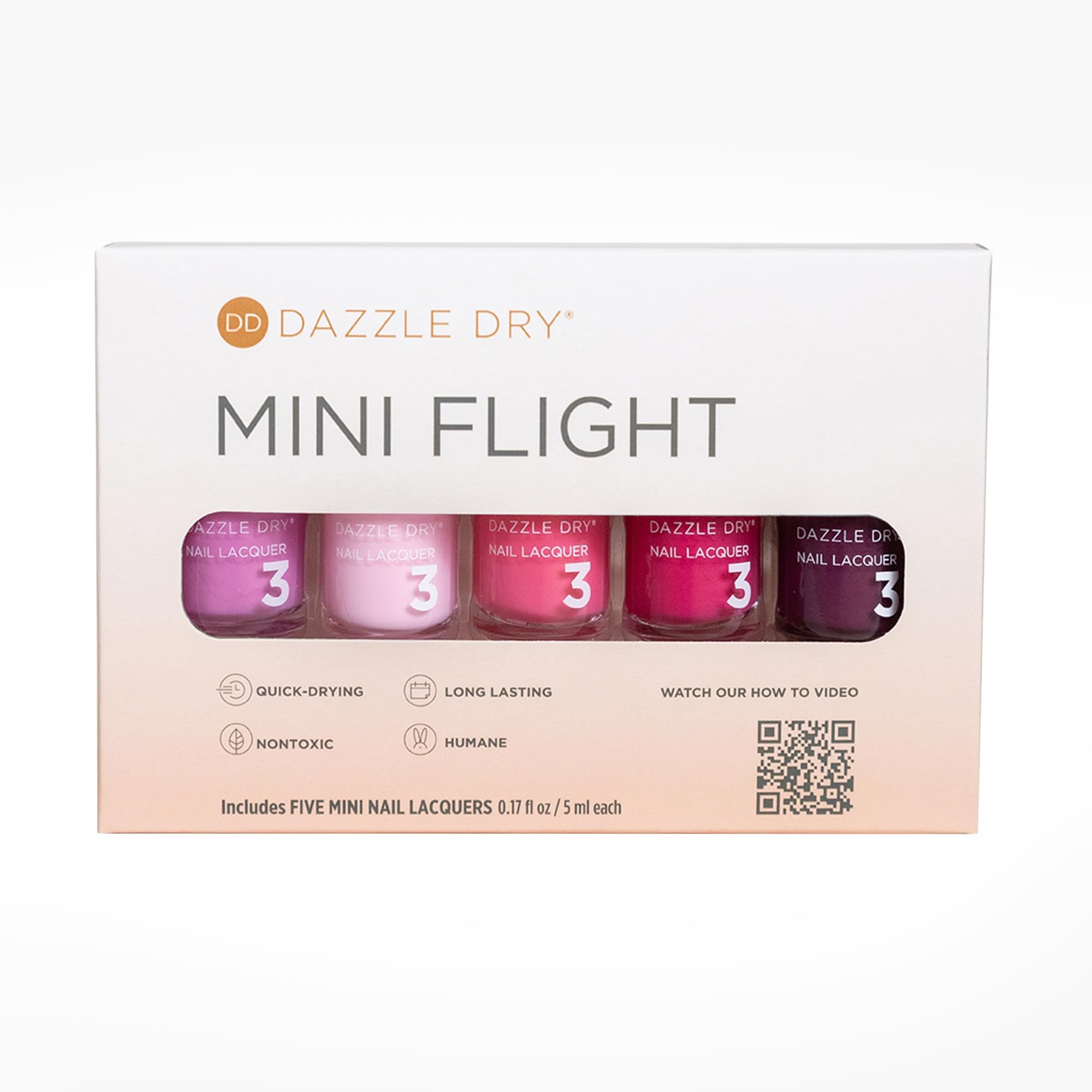 Dazzle Dry Mini Flight - Coronado - 5 Mini Lacquers - Imagen 3