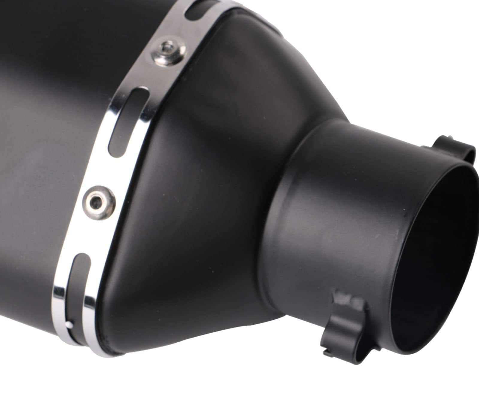 Silenciador de escape 1.5-2"Entrada con DB Killer removible - Imagen 6