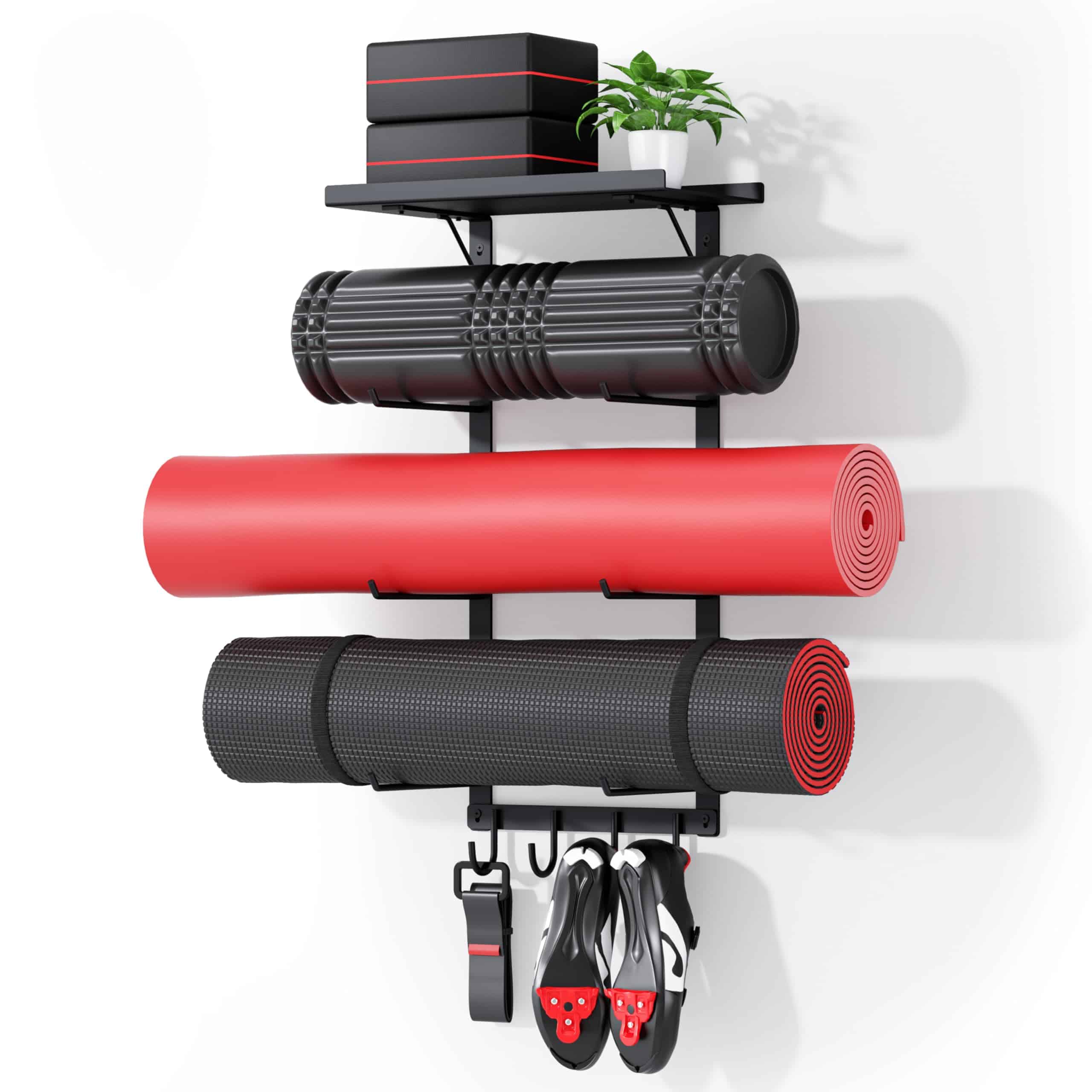 Soporte de Pared para Tapete de Yoga, Estante de