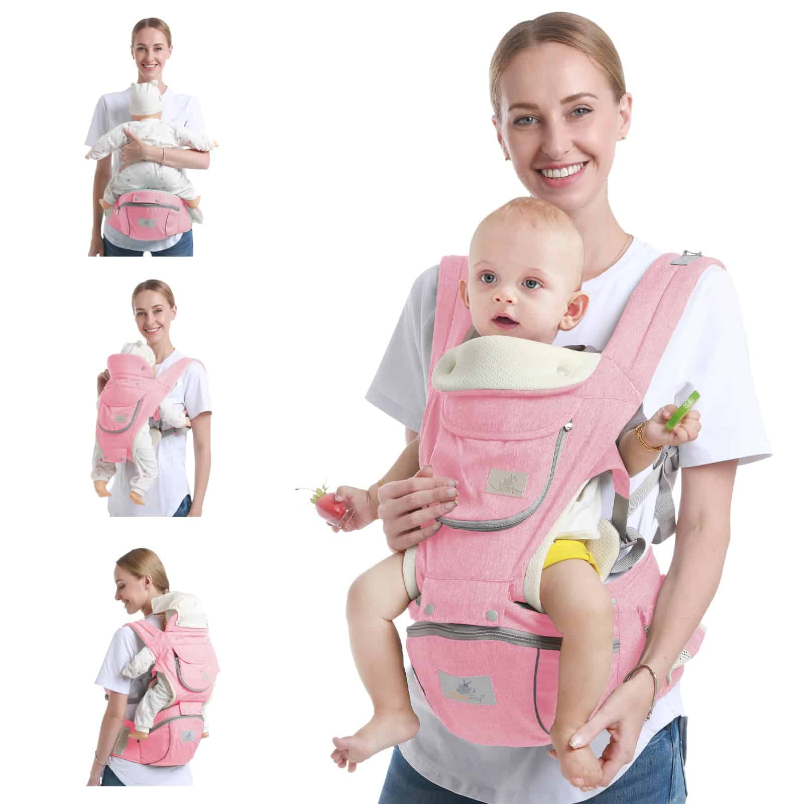 Portabebés con Asiento de Cadera Ocanoiy para Bebés