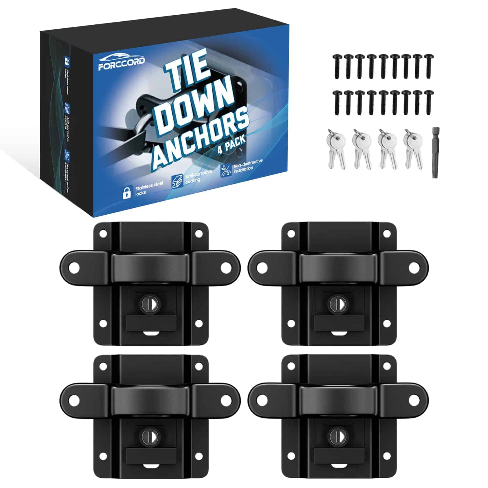 Forccord Ajuste Personalizado para Anclajes de amarre Ford