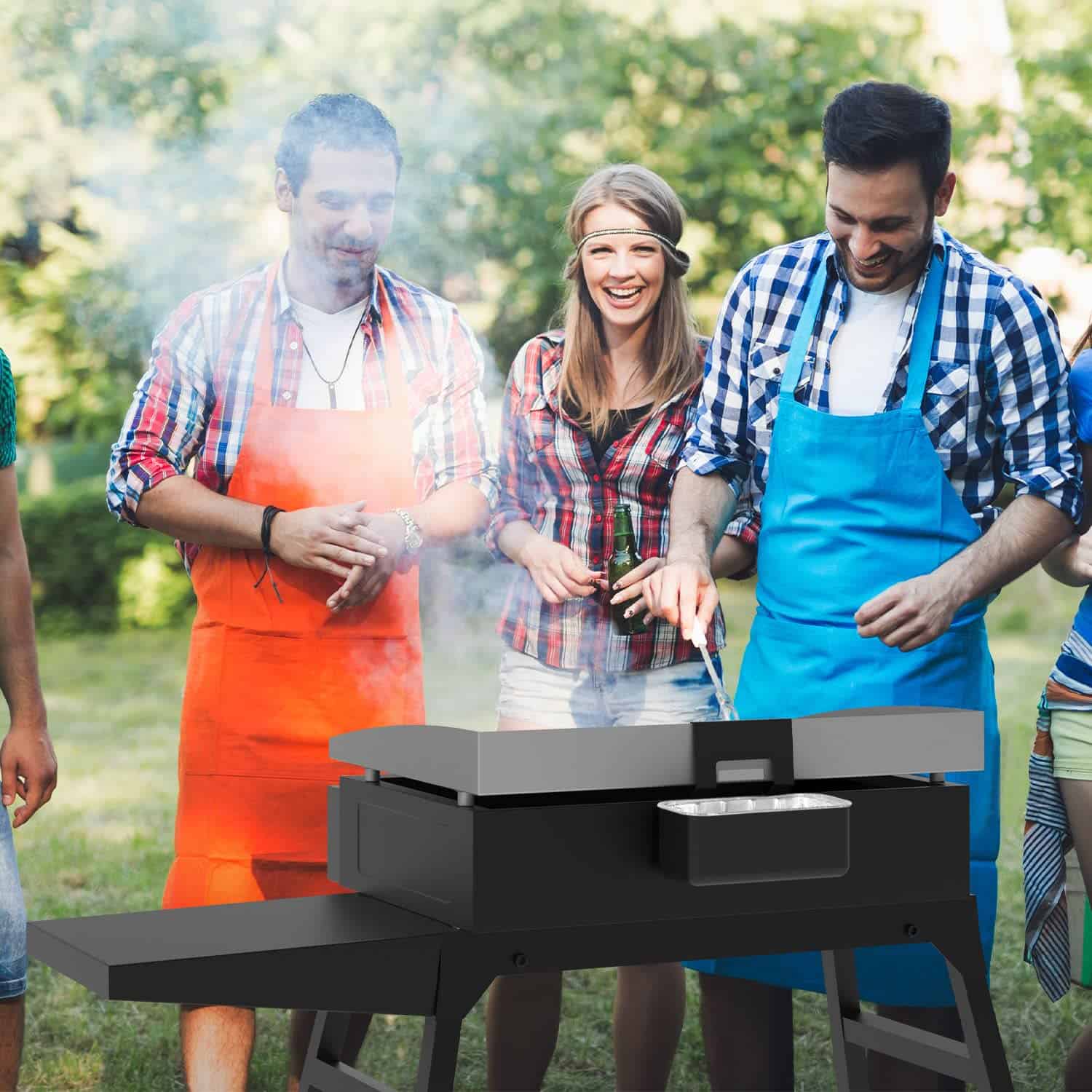 Bandeja de bandeja de grasa y bandejas de goteo de aluminio - Imagen 8