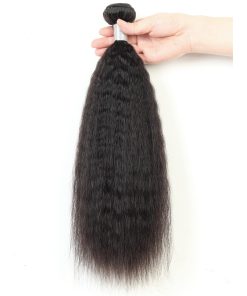 LINYINGYH Single Bundles Kinky Straight 20 pulgadas Cabello