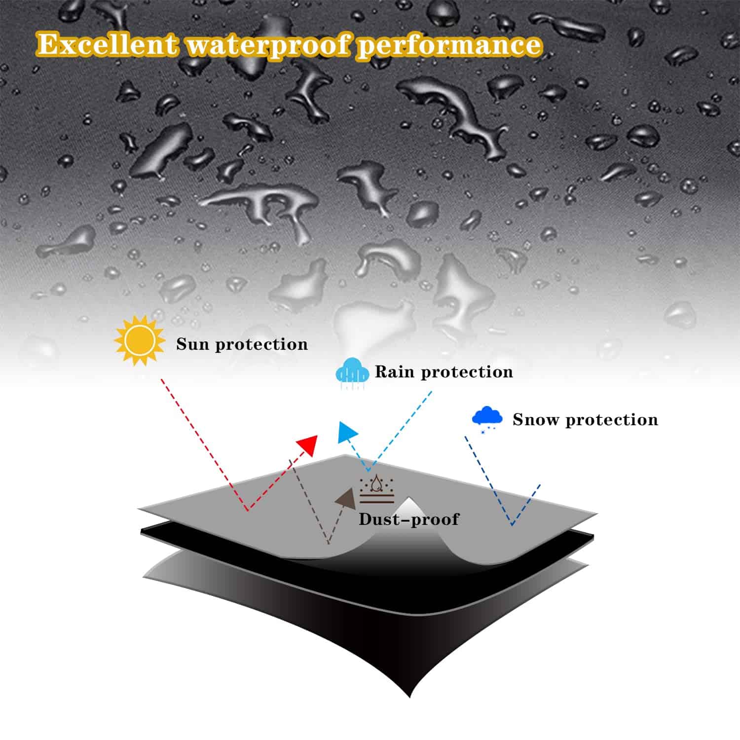Cubierta de Mesa de Ping Pong Lmaray 110 por 59 Pulgadas, - Imagen 4