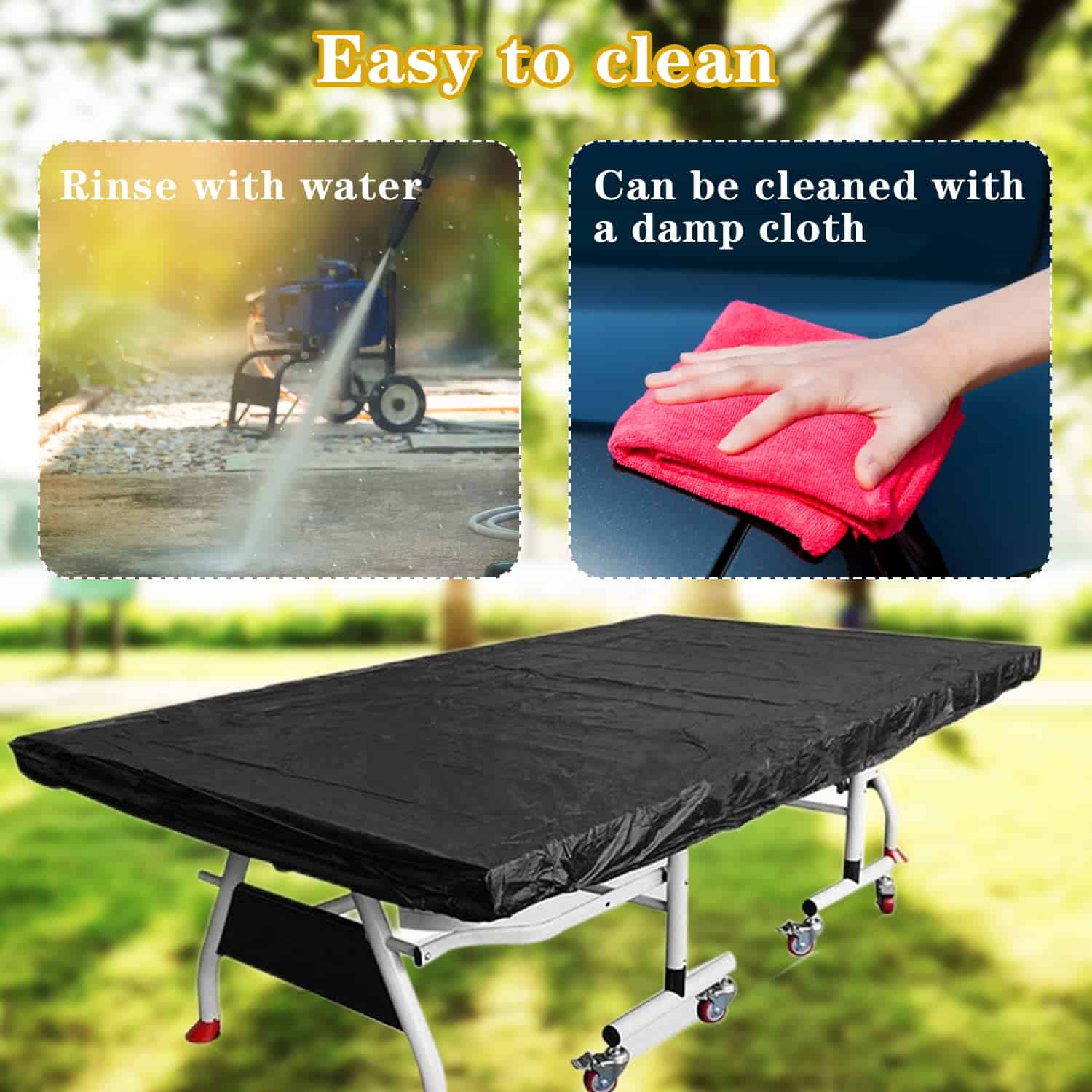 Cubierta de Mesa de Ping Pong Lmaray 110 por 59 Pulgadas, - Imagen 7