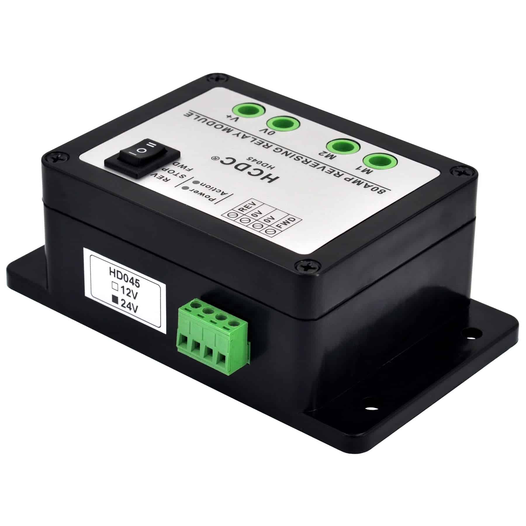 Módulo de relé de avance y retroceso de 80 amperios de 24V - Imagen 5