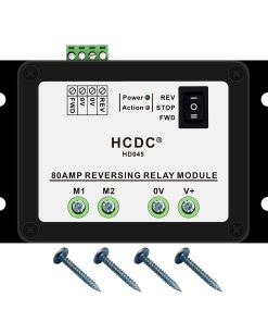 Módulo de relé de avance y retroceso DC12V 80 Amp para