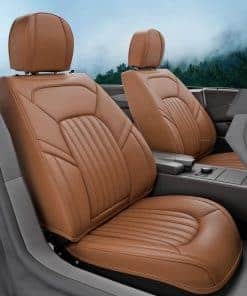 FEELON 5 Piezas ZC Fundas de Asiento de Coche Delanteras y