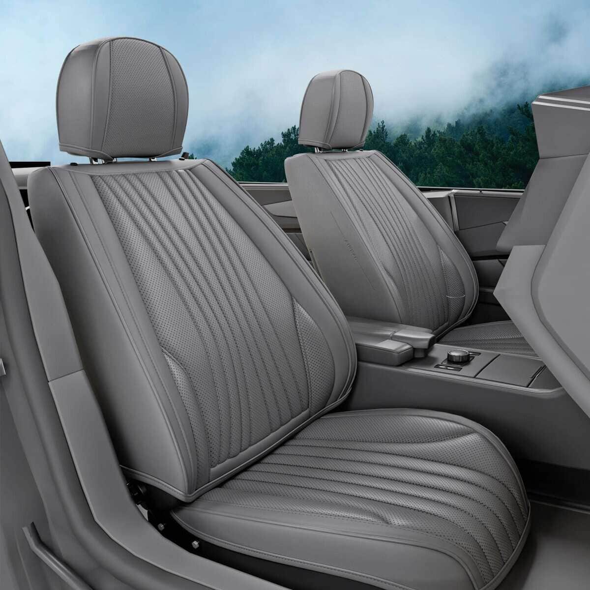 FEELON 5 Piezas Fundas de Asiento Delantero y Trasero de