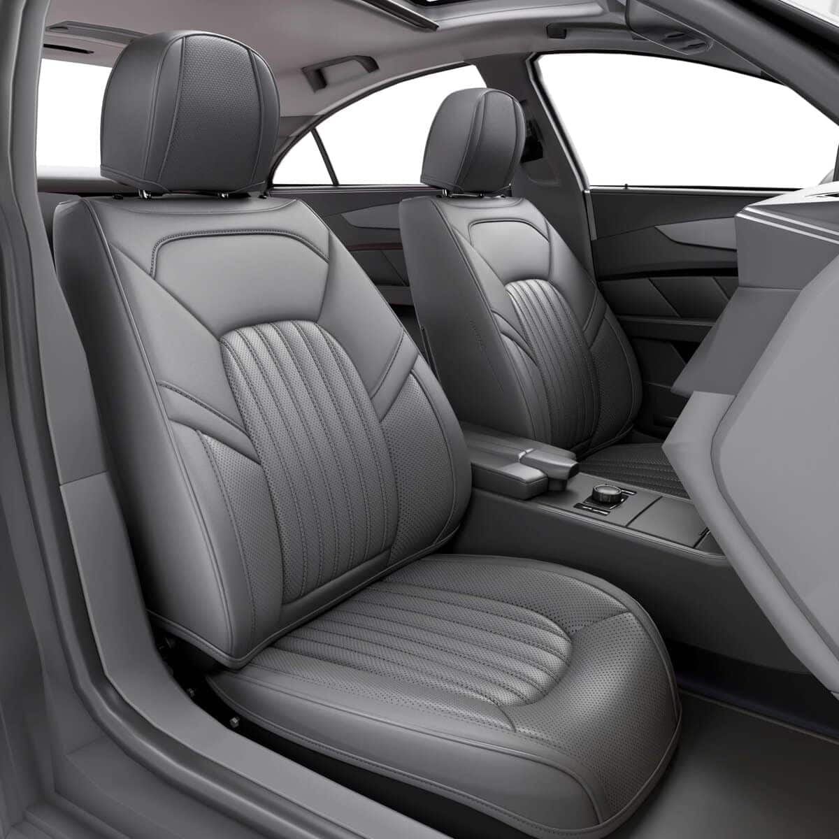 FEELON 2 Piezas Fundas para Asientos Delanteros de Coche