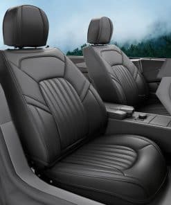 FEELON 5 Piezas ZC Fundas de Asiento Delanteras y Traseras