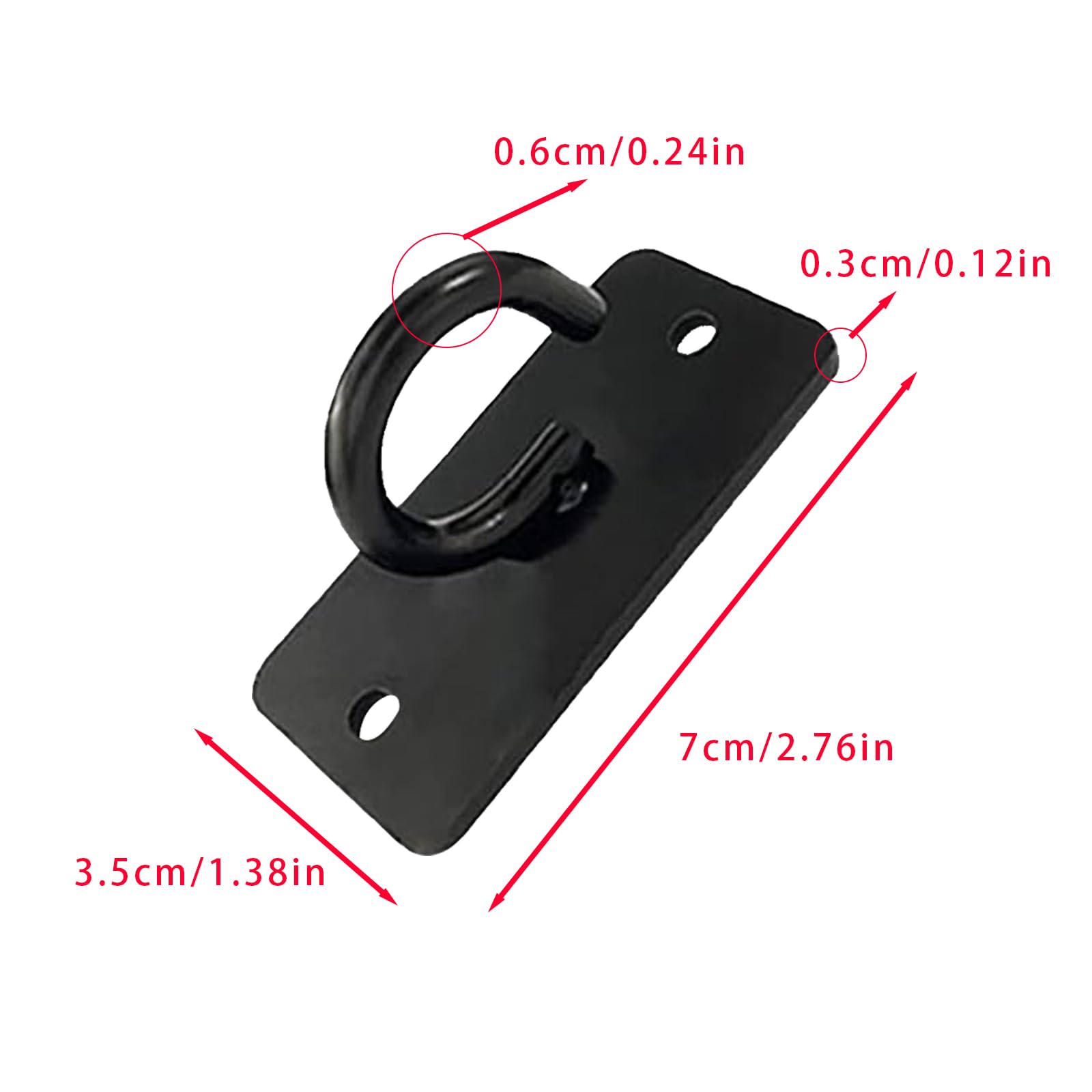 4 PCS Anclaje de Cuerda de Batalla Ykendz, Anclaje de Pared - Imagen 3