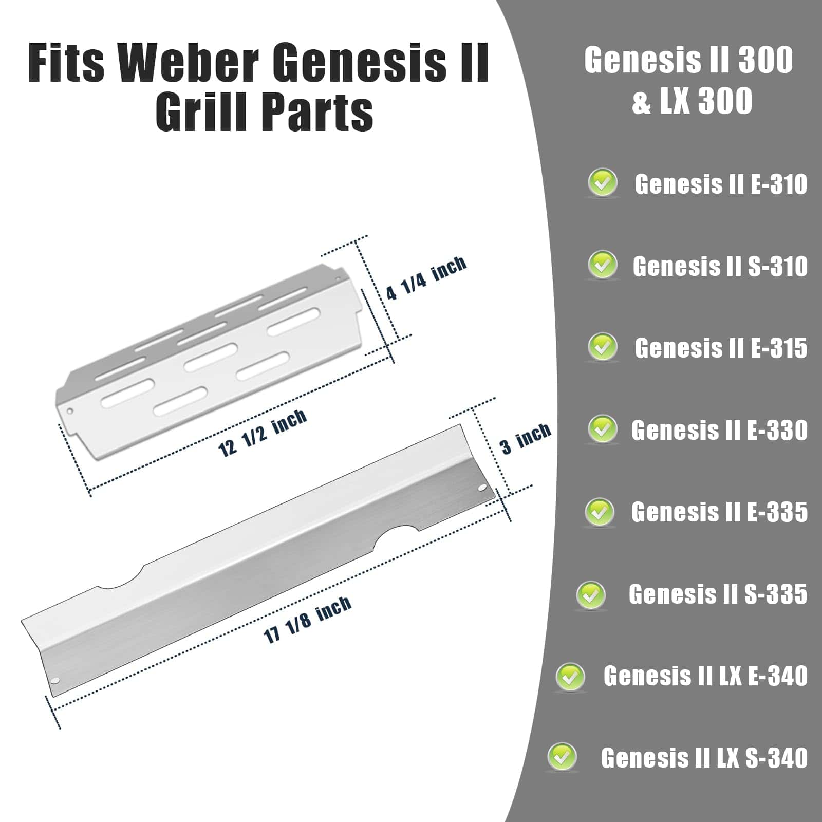 Barras saborizantes y deflectores de calor de repuesto para - Imagen 3