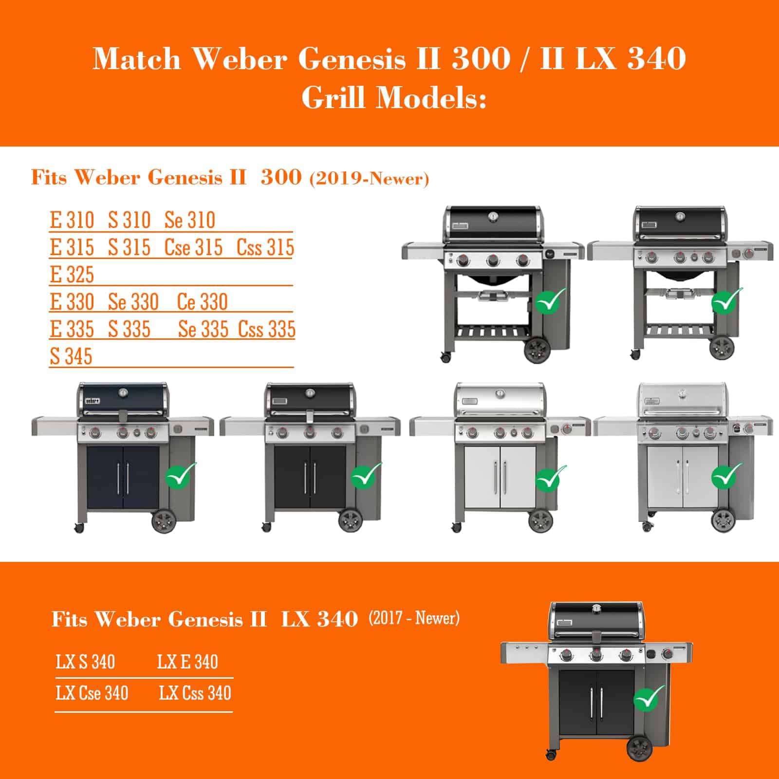 Barras Flavorizer de 17.1" para Parrilla Weber Genesis II E - Imagen 4