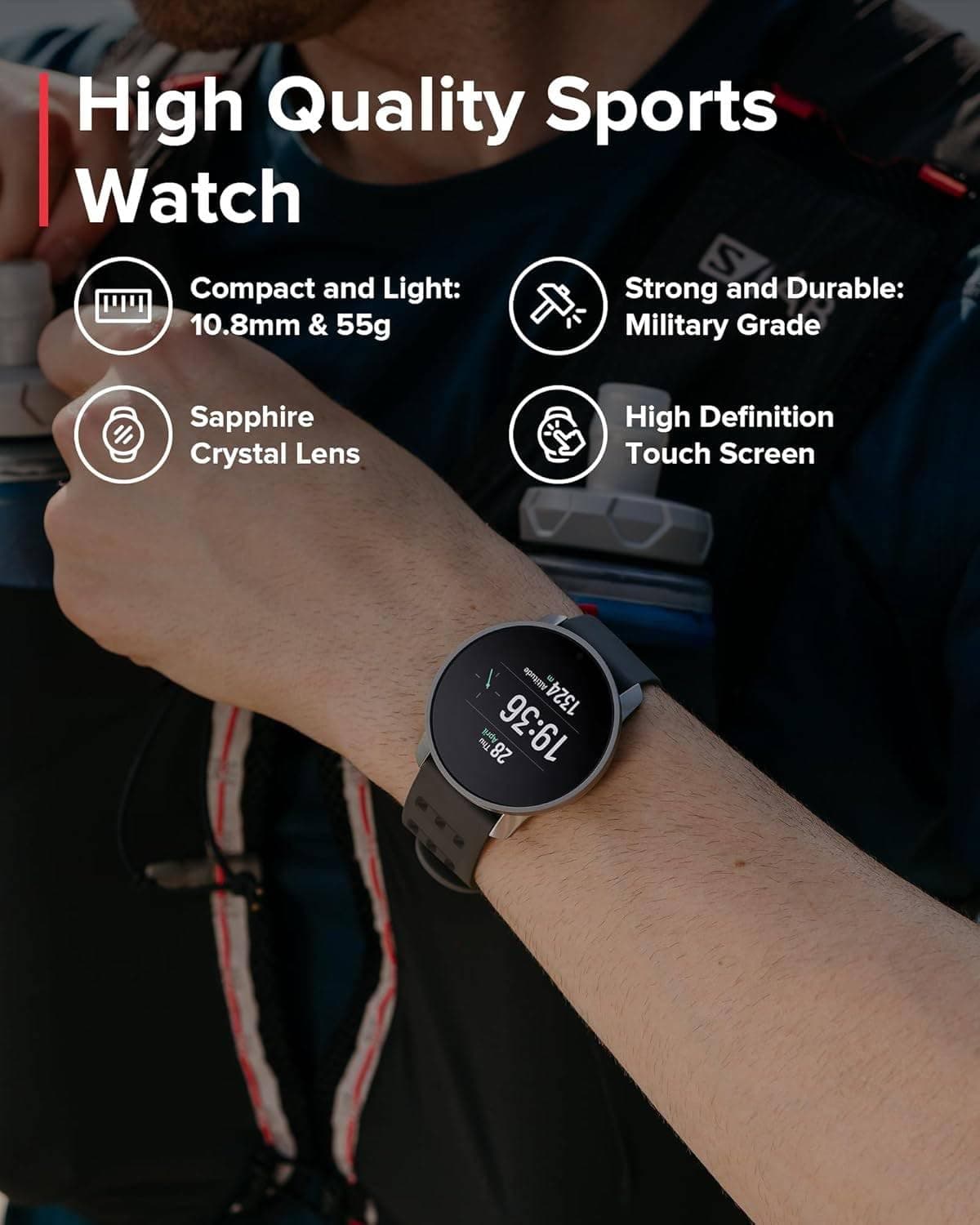 Reloj Deportivo GPS SUUNTO 9 Peak Pro, Duración de Batería - Imagen 6