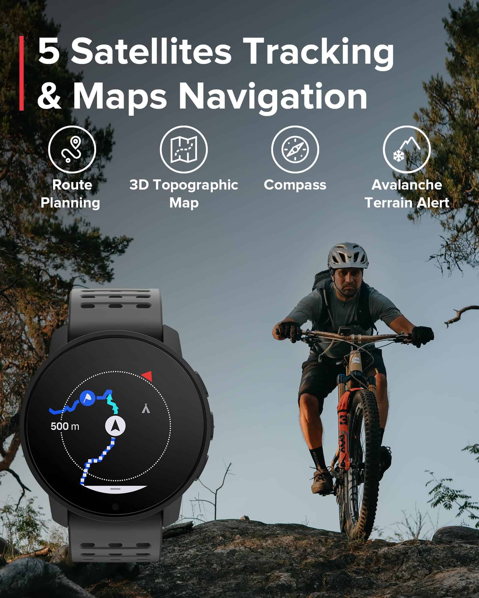 Reloj Deportivo GPS SUUNTO 9 Peak Pro, Duración de Batería - Imagen 5