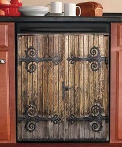 Cubierta magnética para lavavajillas de puerta de madera