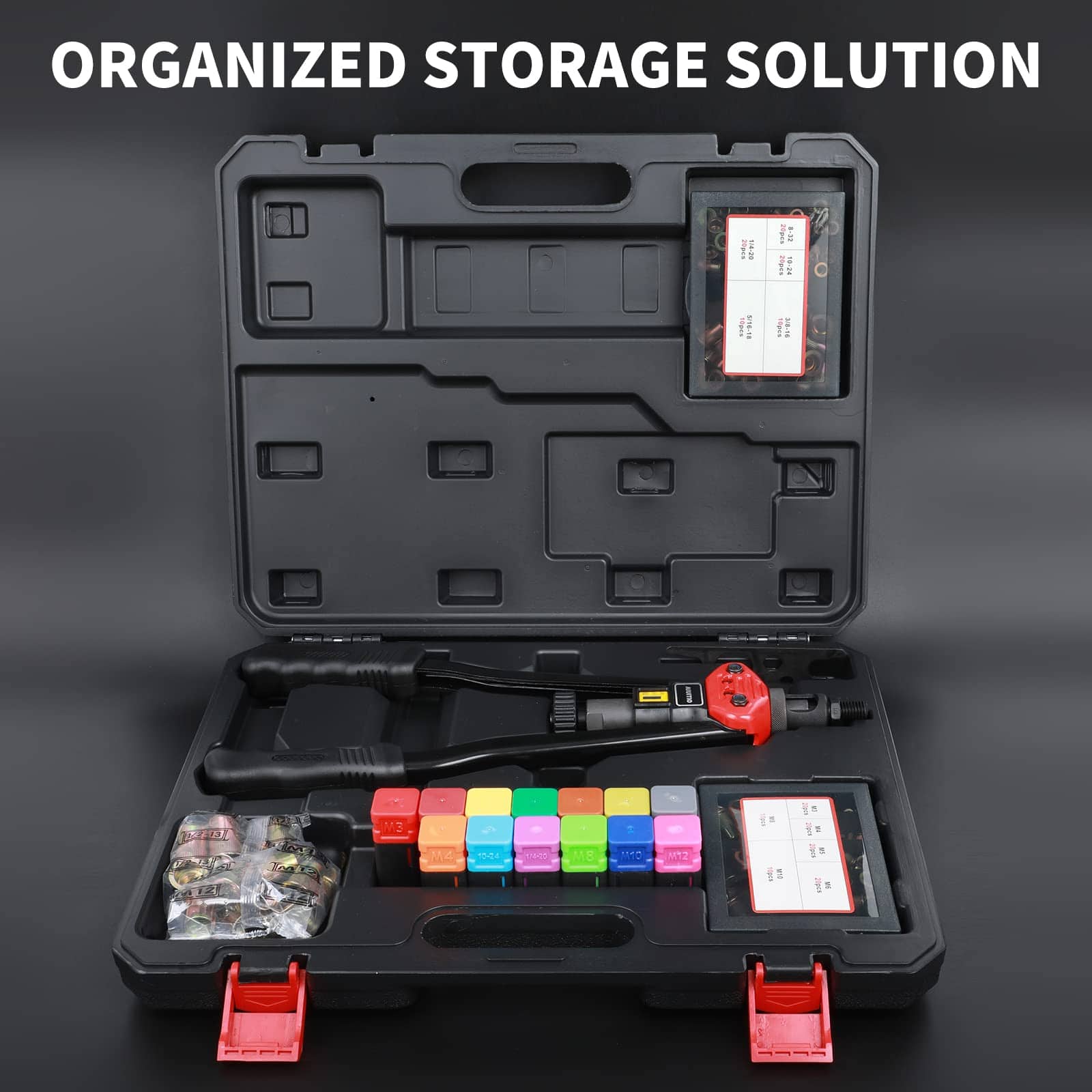 AIUITIO 16" Herramienta de Tuercas de Remache, Kit de - Imagen 6