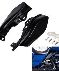 Deflector de aire de marco medio en negro brillante,