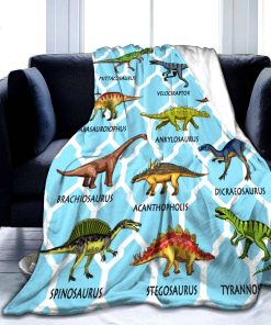 Manta de dinosaurios Gissy Studio para niños niñas bebés