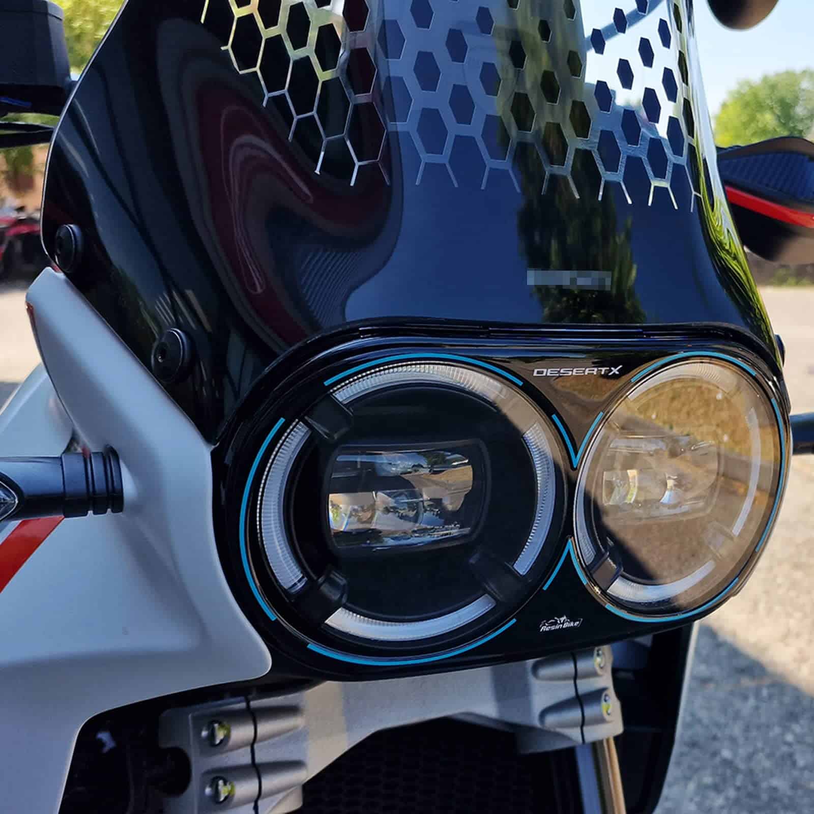 Calcomanías 3D de Resina para Motocicleta -Protección de Far - Imagen 5
