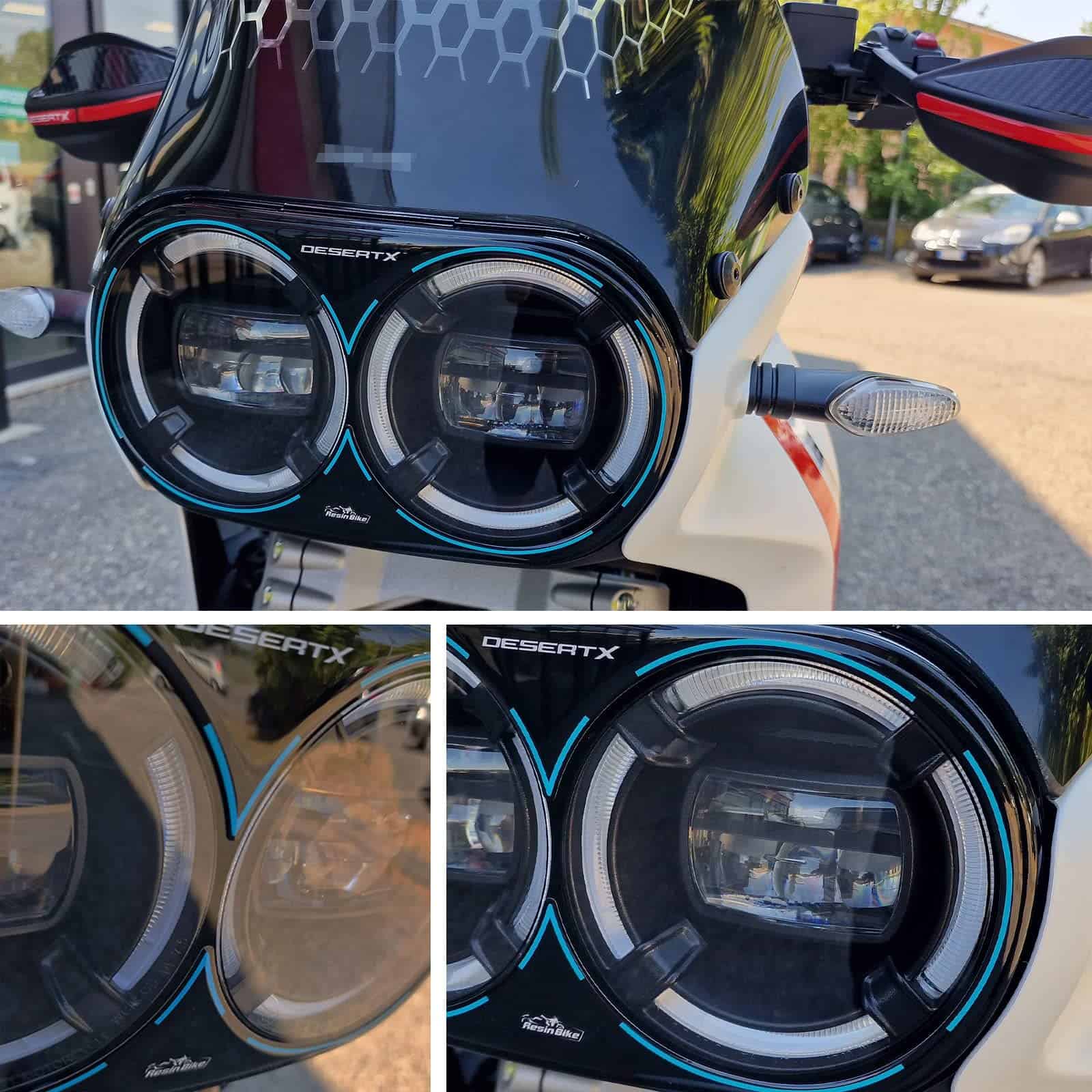 Calcomanías 3D de Resina para Motocicleta -Protección de Far - Imagen 6